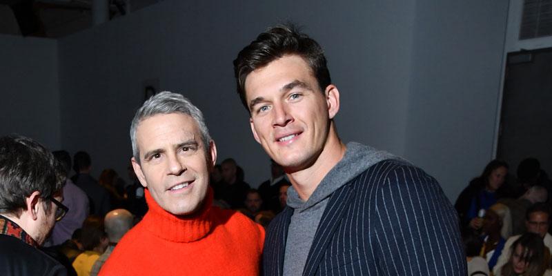 Andy Cohen And Tyler Cameron At New York Fashion Week