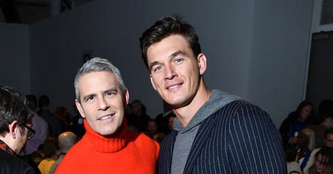 Andy Cohen And Tyler Cameron At New York Fashion Week
