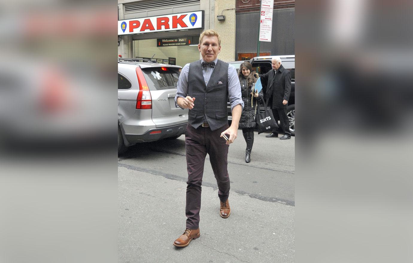 Todd Chrisley Walking On The Street Travel Plans