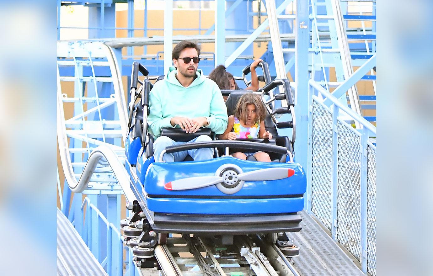 Scott Disick & Penelope in Disneyland