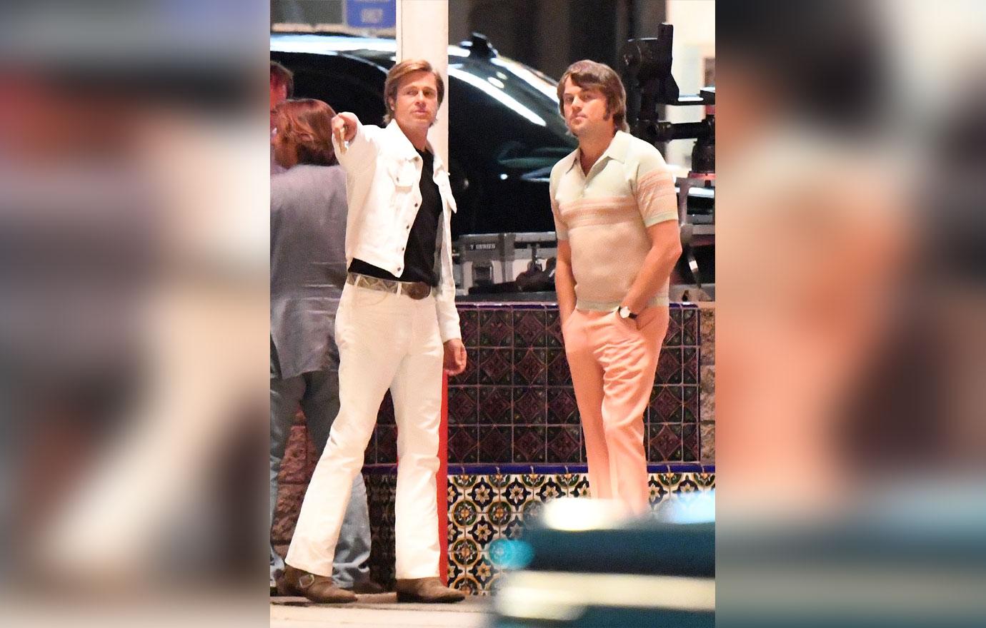 Leonardo DiCaprio and Brad Pitt get funky on set of Once upon a time in Hollywood