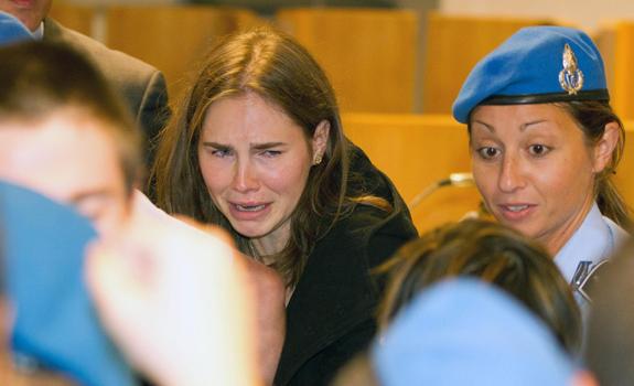 //amanda_knox_first_interview_murder_trial_stack_five