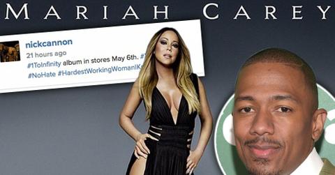 Nick cannon supports mariah carey infinity
