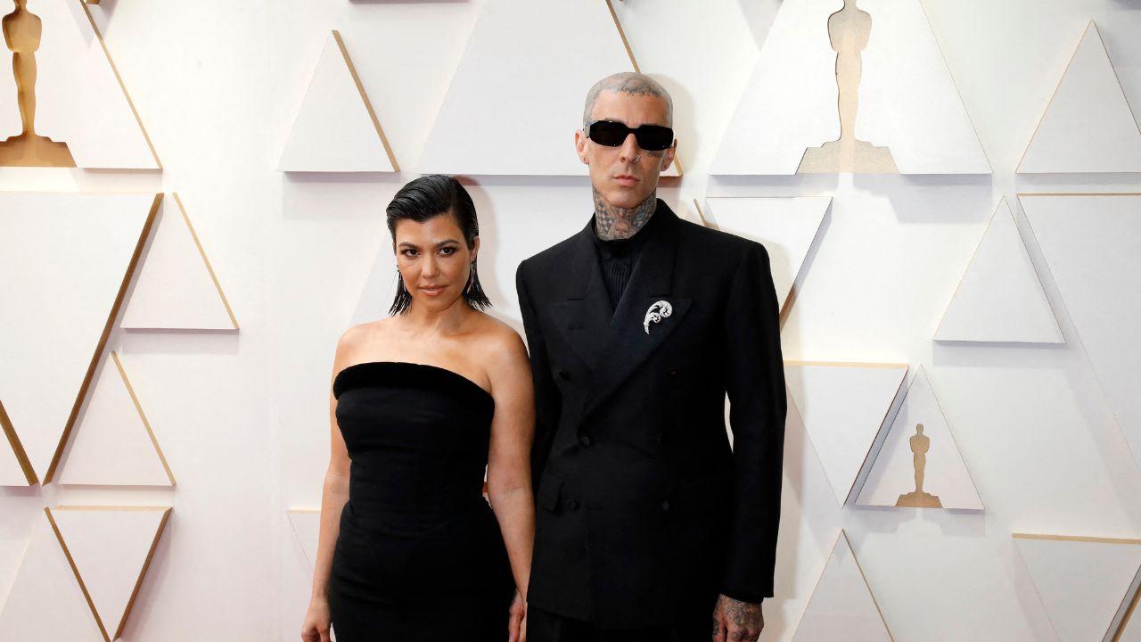 Image of Travis Barker and Kourtney Kardashian opened up about their previous miscarriage in his new Hulu documentary, 'Travis Barker: Louder Than Fear.'