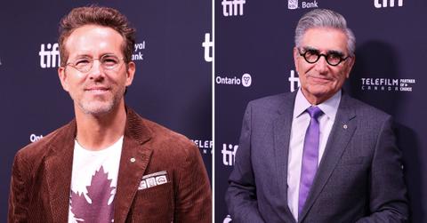 Composite photo of Ryan Reynolds and Eugene Levy