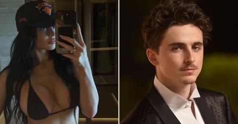 photo of Kylie Jenner and Timothée Chalamet