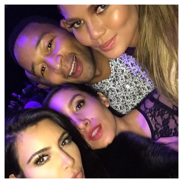 kim kardashian kanye john legend super bowl