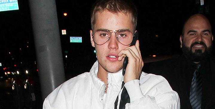 Justin bieber headbutt incident grammy party serafina hr