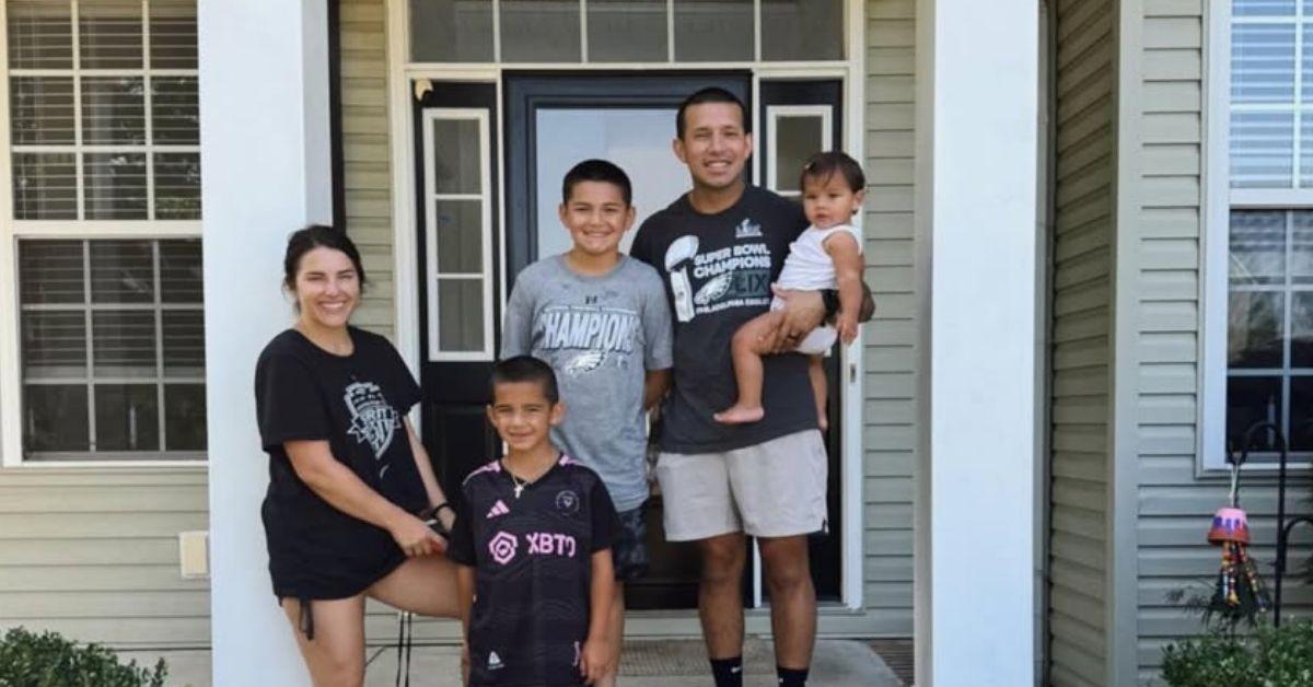 Photo of Javi Marroquin, Lauren Comeau And Children