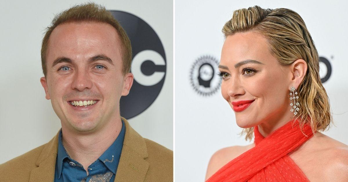 image of Frankie Muniz, a former child star, once shared a close friendship with Hilary Duff.
