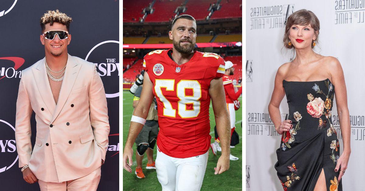 image of Patrick Mahomes has previously said his friendship with Taylor Swift has grown since her relationship with Travis Kelce began.