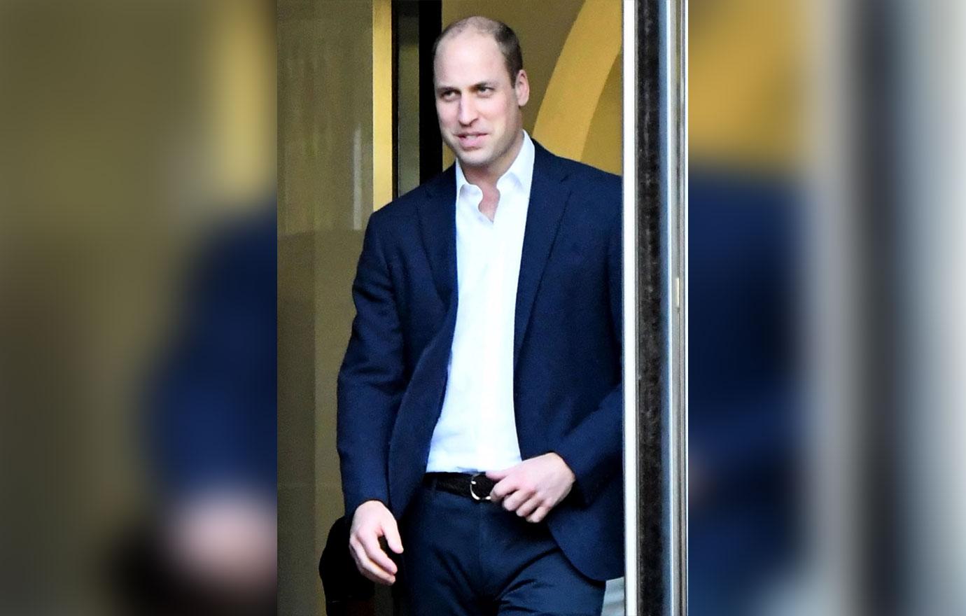 Prince William visits the Royal Marsden Hospital