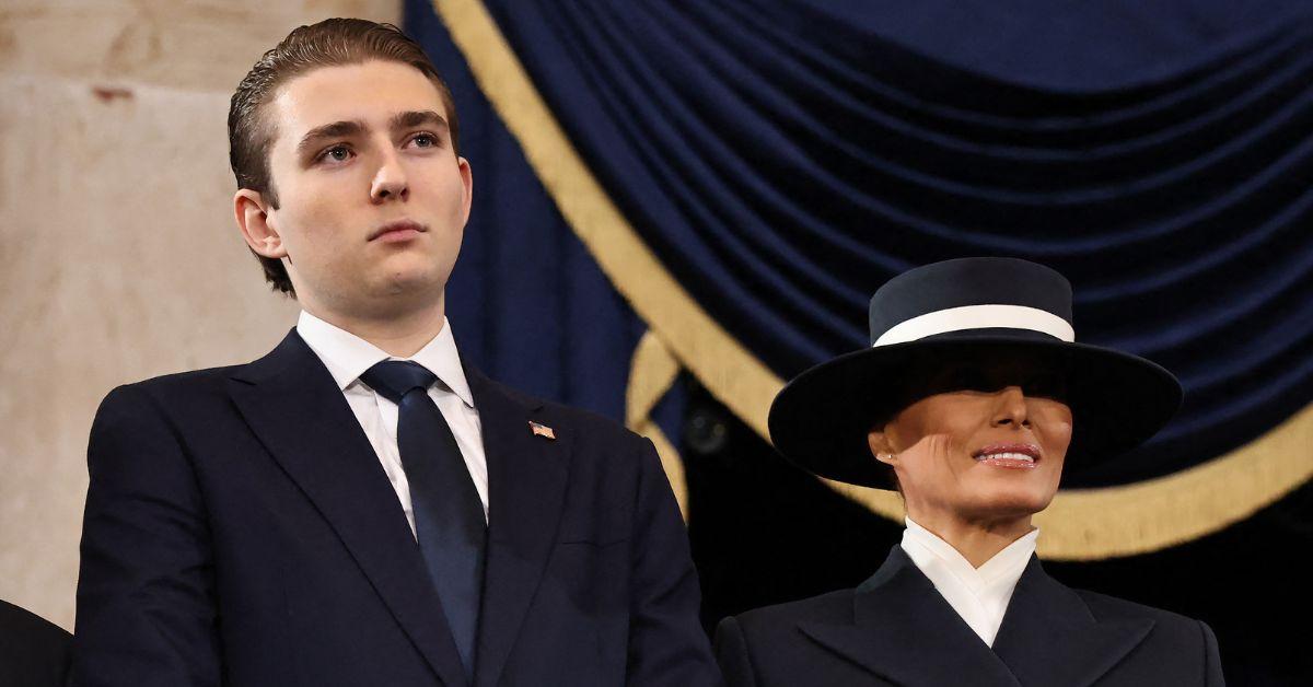 image of Barron Trump is also studying at NYU’s Stern School of Business.