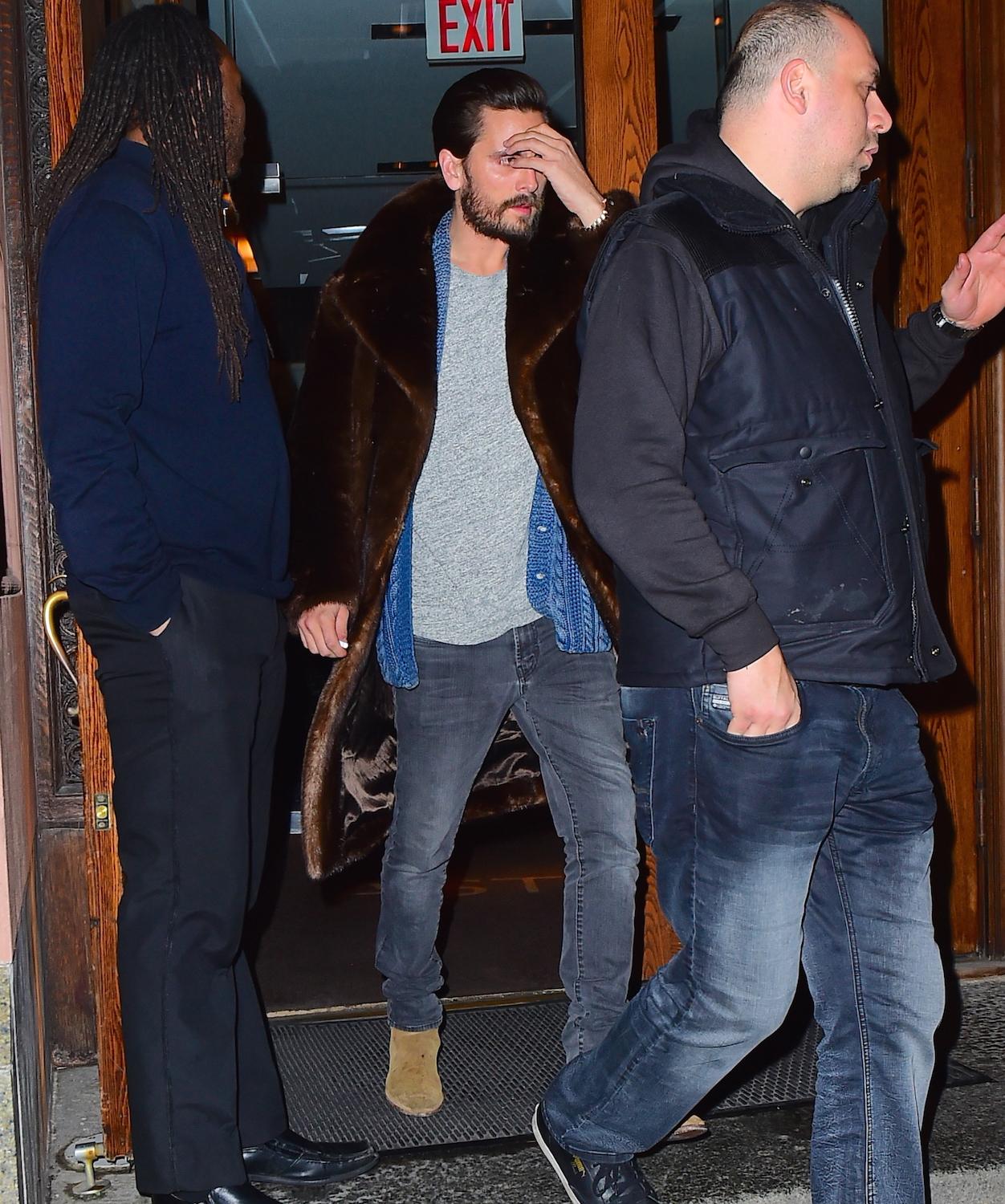 EXCLUSIVE: Scott Disick Looks Bleary Eyed as he Parties Until 5AM with Young Blonde