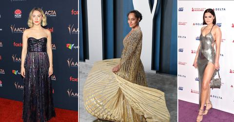 red carpet fashion style trends metallic