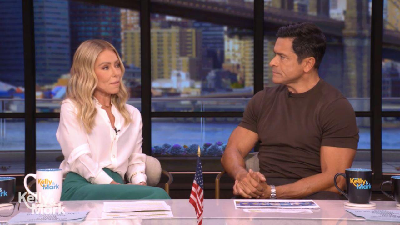 Image of Kelly Ripa confessed she 'can't stop thinking' about the couple's new dog. 