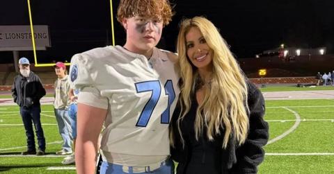 Photo of Kim Zolciak and Kroy Jr.,