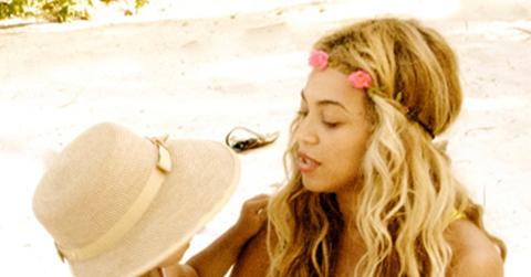 Beyonce blue ivy beach