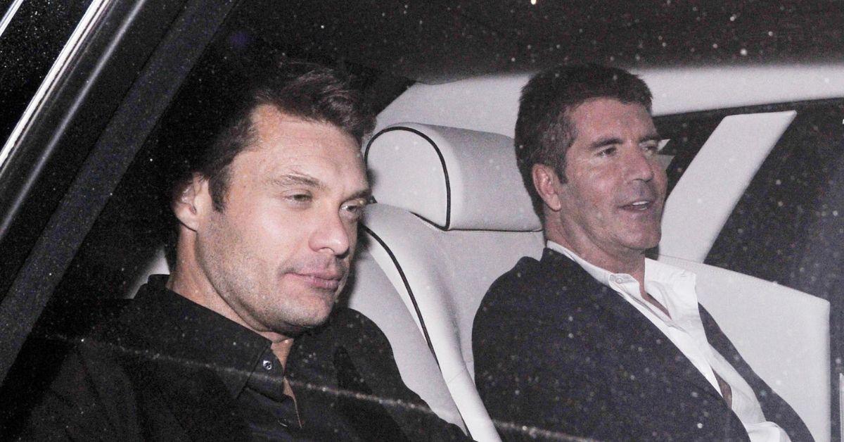 image of Simon Cowell said the two rarely speak.