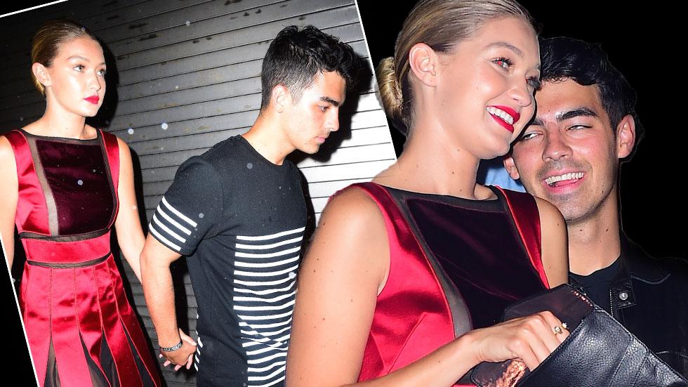 gigi hadid joe jonas dating pda fashion week party