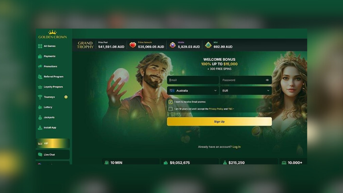 best welcome bonus casino sites in australia