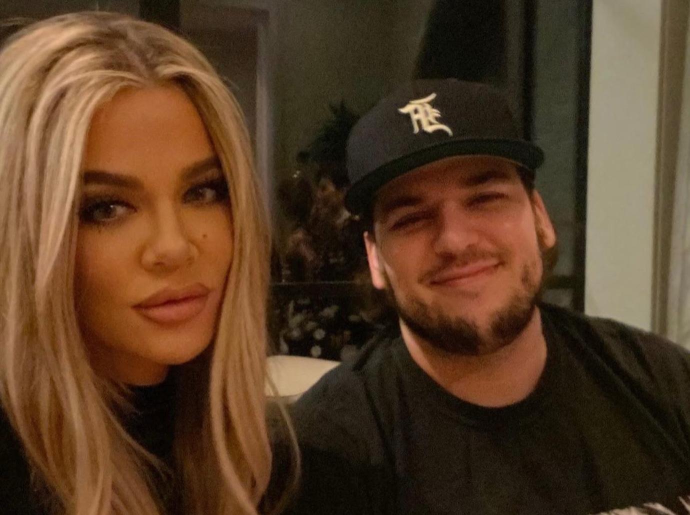 rob kardashian khloe birthday social media post