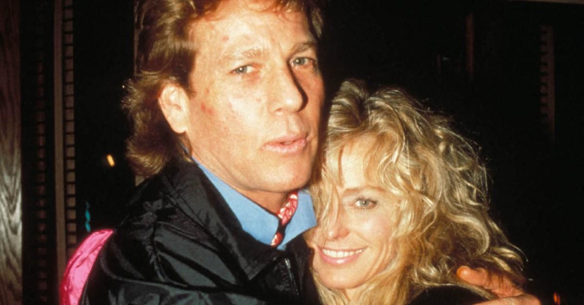 Photo of Farrah Fawcett and Ryan O'Neal.