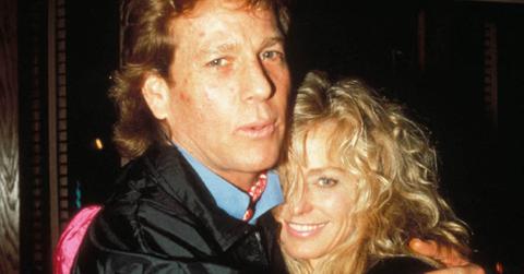 Photo of Farrah Fawcett and Ryan O'Neal.