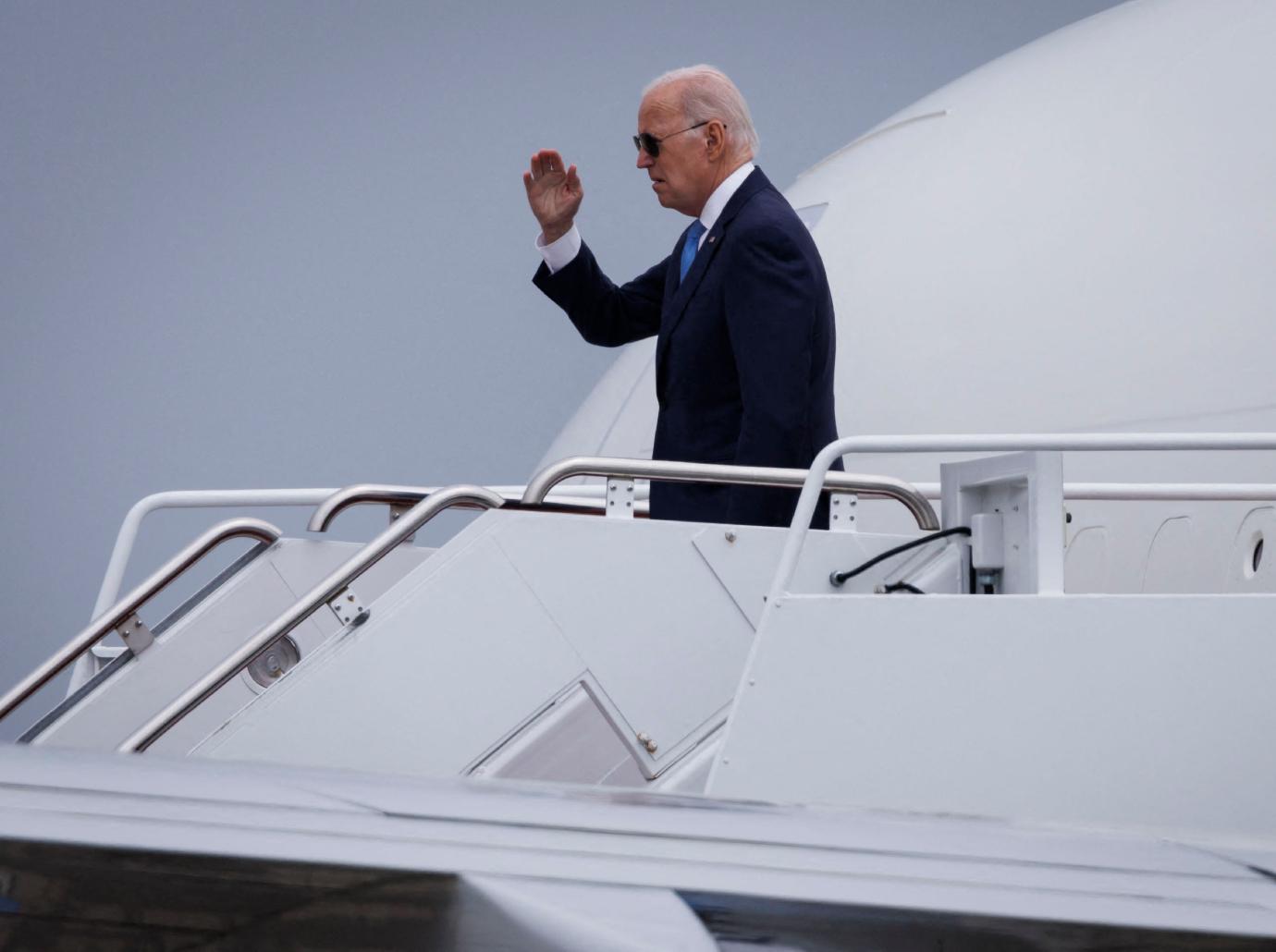 president joe biden alive not dead boards air force one covid