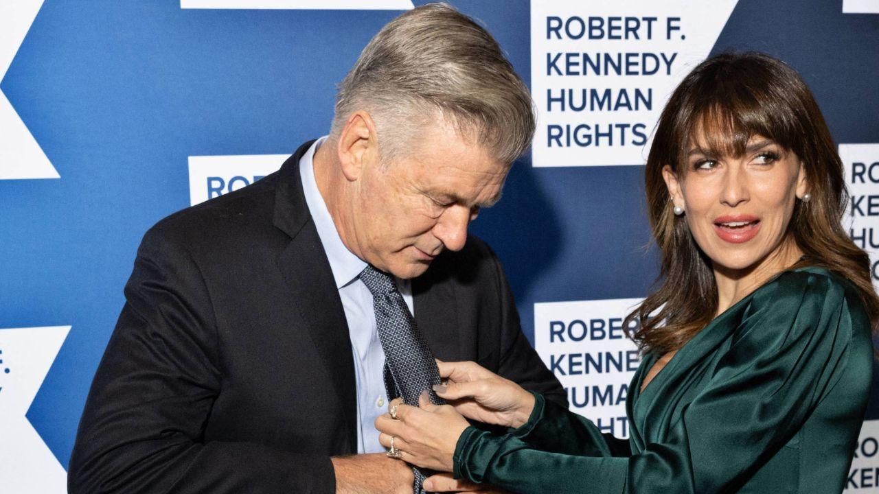 Image of  Alec Baldwin and Hilaria Baldwin. 