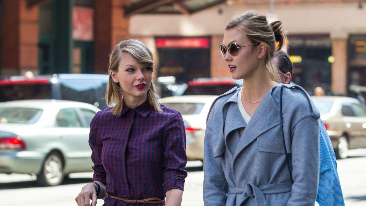 Image of Karlie Kloss shocked fans by attending Taylor Swift's wedding after their rumored friendship fallout.