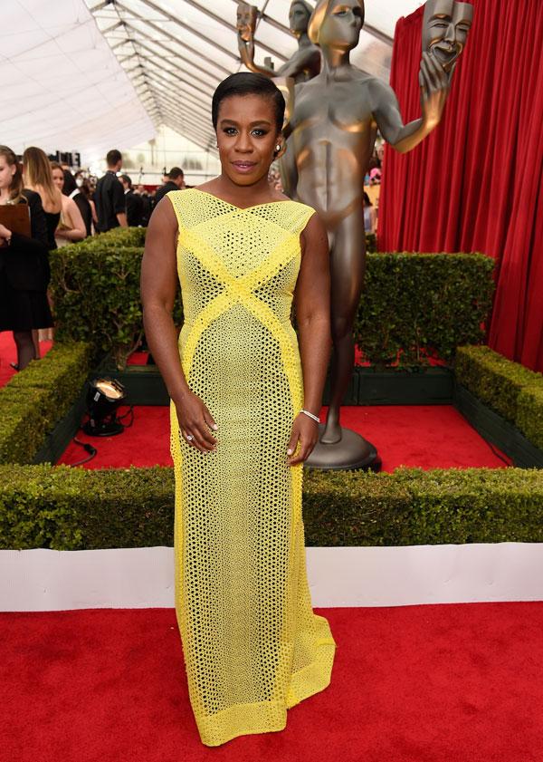 Uzo Aduda in Forevermark Diamonds at 21st SAG Awards