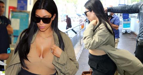 Kim kardashian baby bump