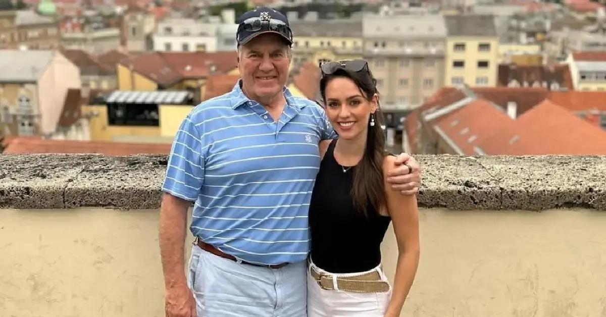 bill belichick much younger girlfriend jordon hudson sparks engagement rumors ring