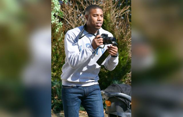 Michael B. Jordan Seen On Set Of 'Journal For Jordan' Directed By ...