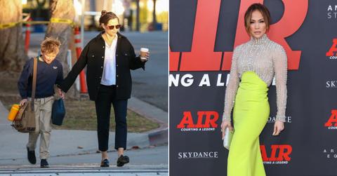 jennifer garner kids smile rumors swirl contentious relationship jennifer lopez