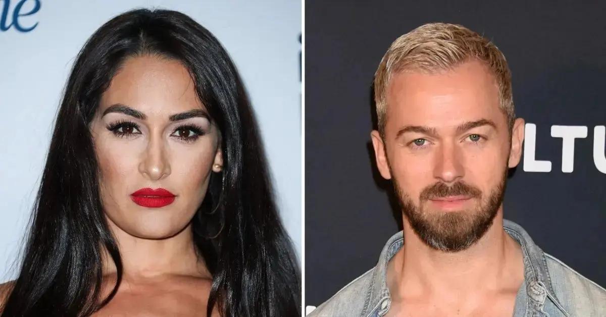 Composite photo of Nikki Garcia and Artem Chigvintsev