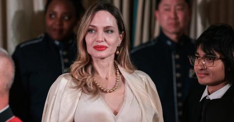 angelina jolie blonde hair