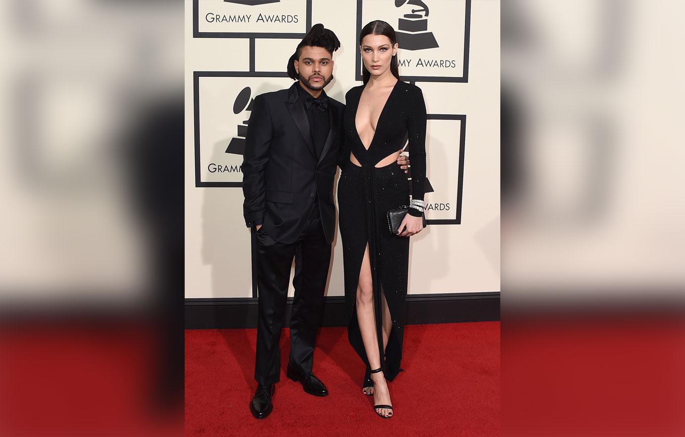 Bella Hadid And The Weeknd Red Carpet Fred Flintstone Halloween