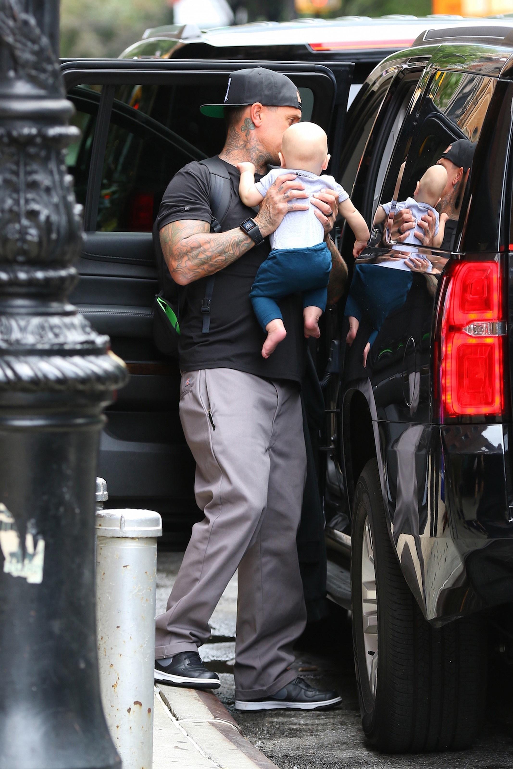 Pink&#8217;s husband Carey Hart does his best to manage their two kids solo