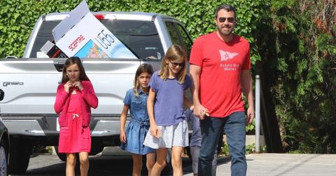 Jennifer Garner and Ben Affleck take the kids to church