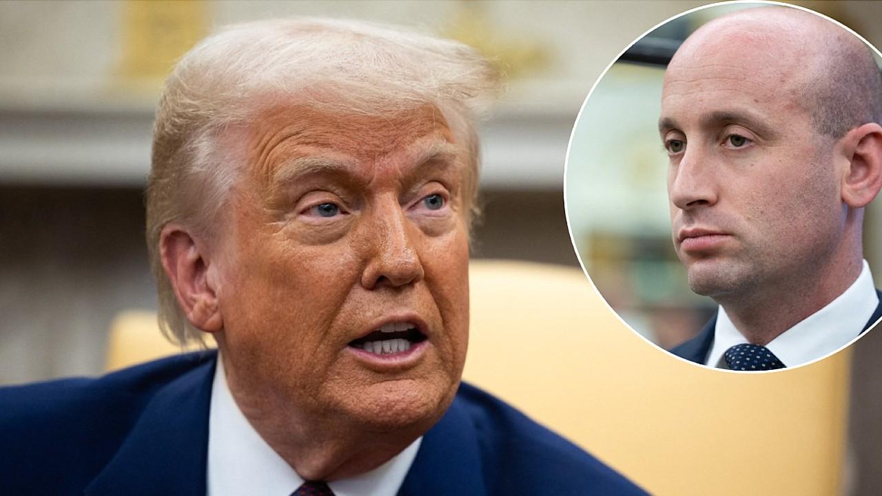Donald Trump, Stephen Miller. 