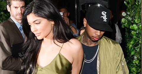 Kylie Jenner leaves hand in hand with beau Tyga after an intimate dinner date
