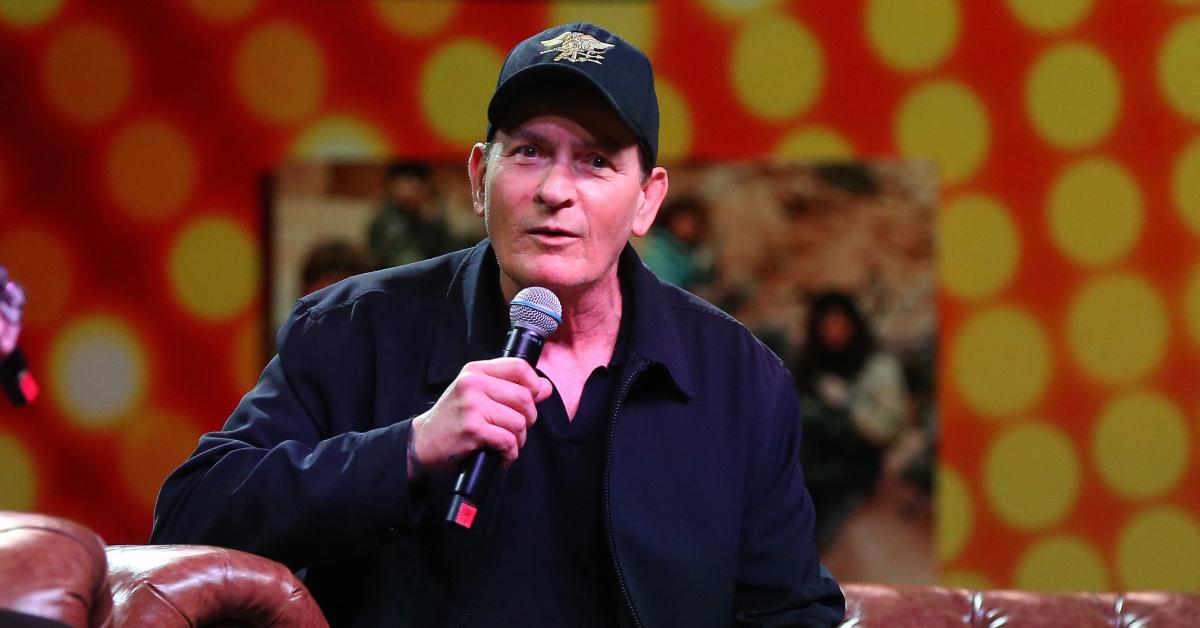 Image of Charlie Sheen started hooking up with men while on crack.