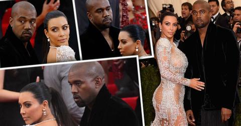 Kanye west angry face met gala