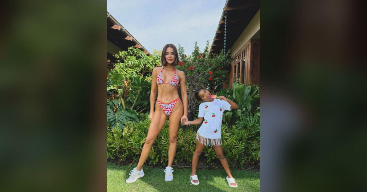Photo of Khloé Kardashian and True Thompson