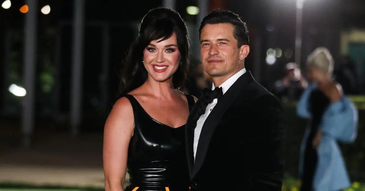 Photo of Katy Perry and Orlando Bloom.