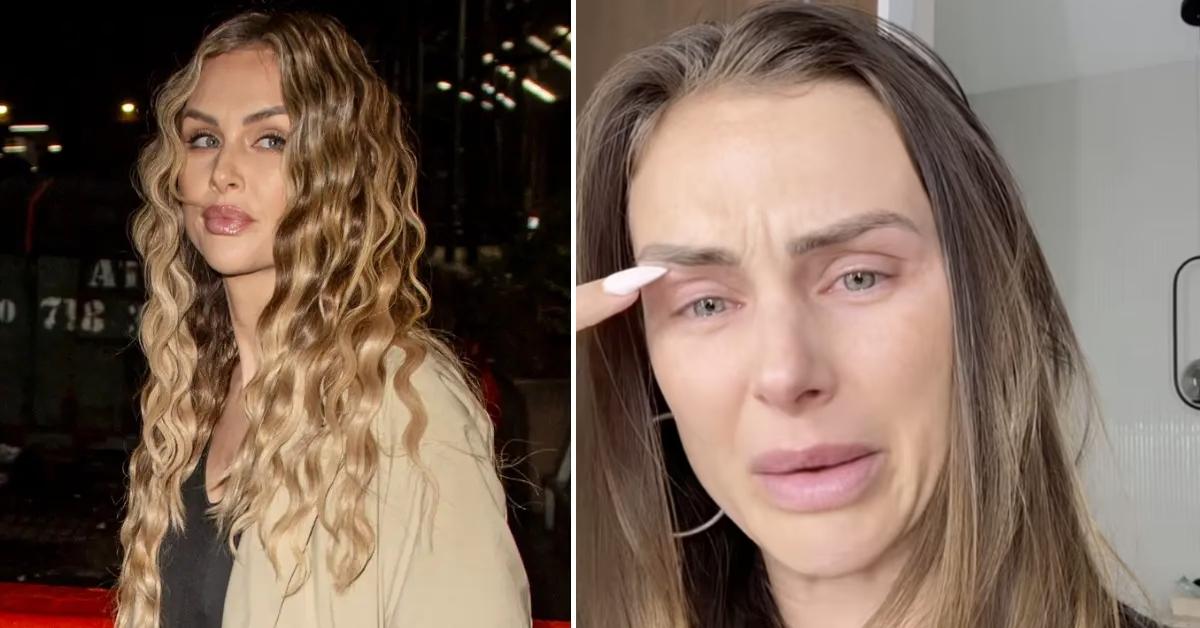 Two photos of Lala Kent