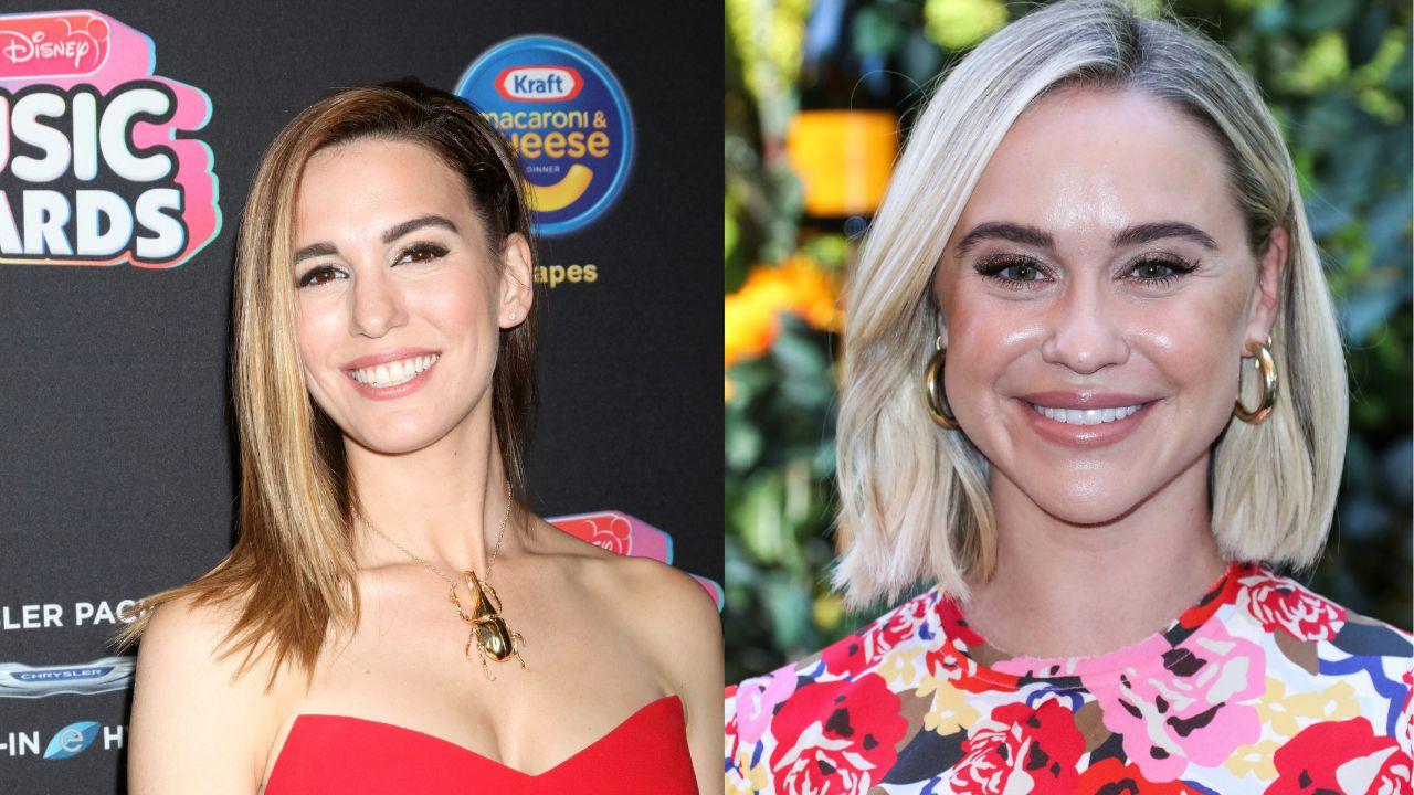 Image of Christy Carlson Romano and Becca Tobin.