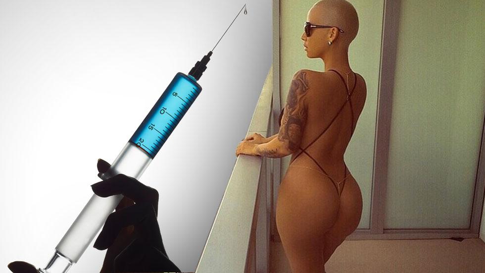 Amber rose butt injection drama